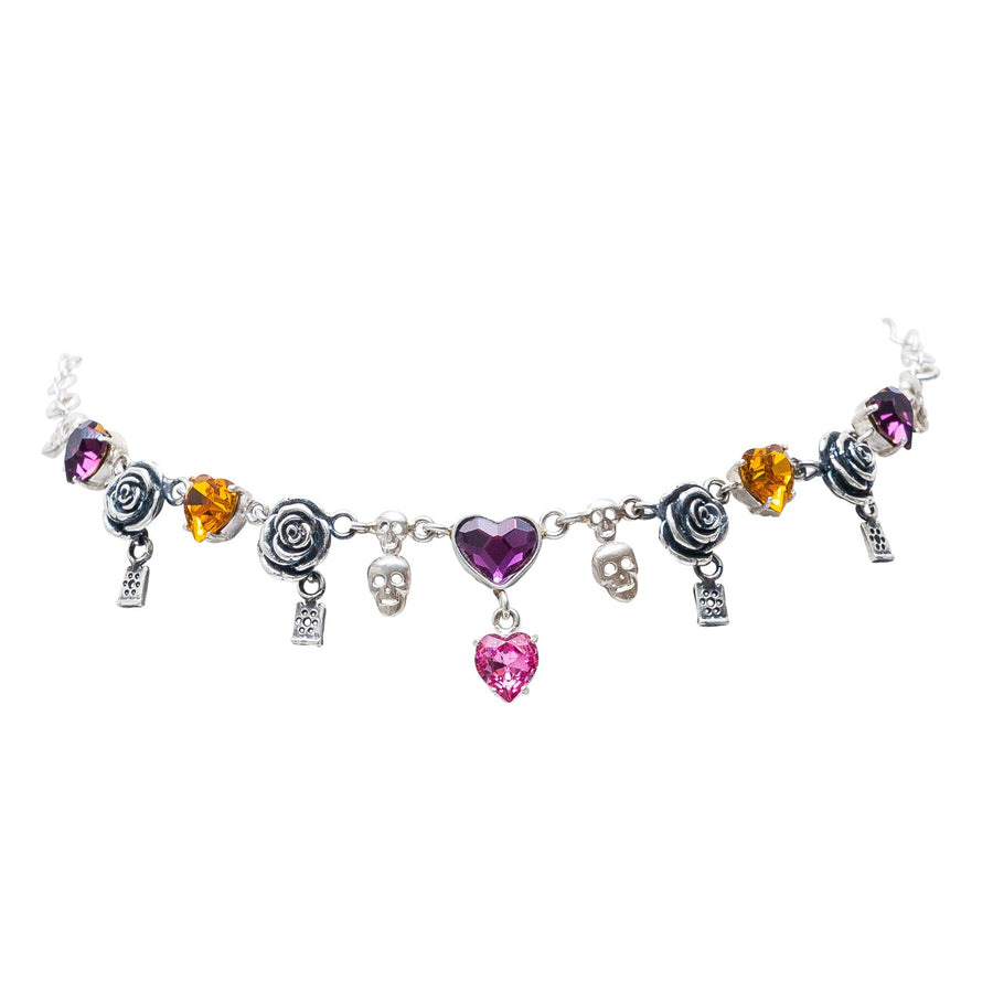 Gargantilla Tradición Viva, joya de plata .925, con cristal Swarovski – Gabriela Sánchez