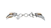 Collar Luz Ancestral, joya de plata .925, con perla y turmalina – Gabriela Sánchez (vista 5)