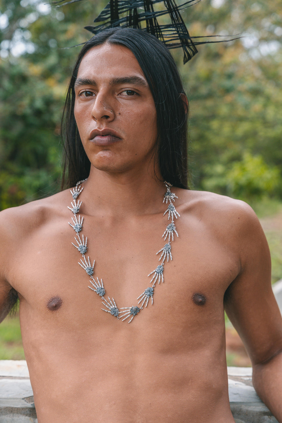 Collar Abrazo, joya de plata .925 – Gabriela Sánchez (vista 4)
