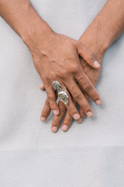 Anillo Calaveritas de Flor, joya de plata .925 – Gabriela Sánchez (vista 3)