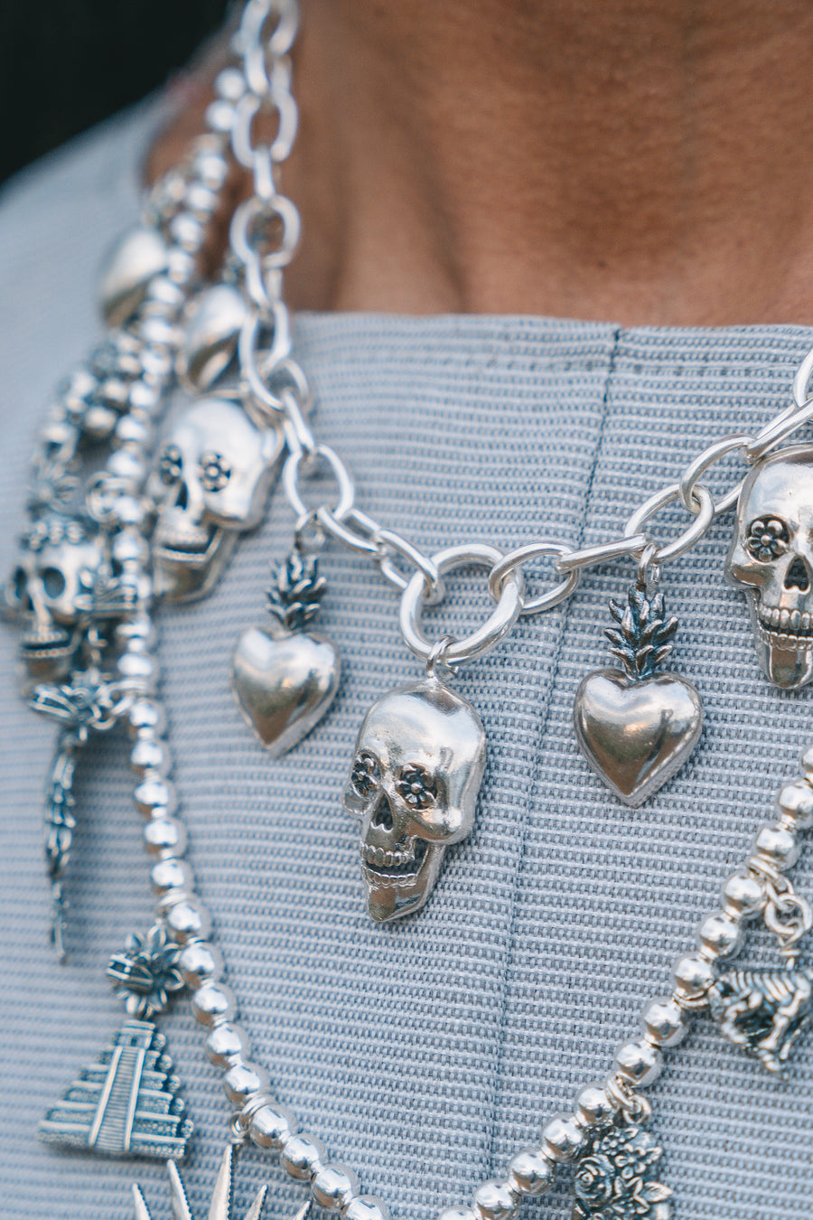 Collar ¿Qué Dice tu Corazón?, joya de plata .925 – Gabriela Sánchez (vista 6)