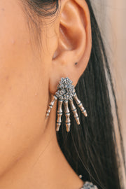 Aretes Caricia de Catrina, joya de plata .925 – Gabriela Sánchez (vista 3)