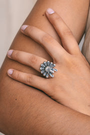 Anillo Dios Mictlán, joya de plata .925 – Gabriela Sánchez (vista 3)