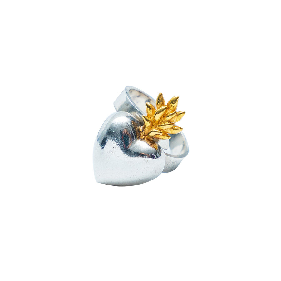 Anillo Mi Corazón es Fuego, joya de plata .925 – Gabriela Sánchez (vista 3)
