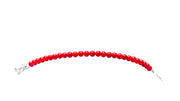 Collar Favor Divino, joya de plata .925, con coral y cuarzo turmalinado – Gabriela Sánchez (vista 9)
