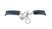 Collar Firmamento, joya de plata .925, con espinela y hematita – Gabriela Sánchez (vista 3)