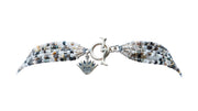 Collar Dios del Sol Nocturno, joya de plata .925, con cuarzo turmalinado y hematita – Gabriela Sánchez (vista 6)