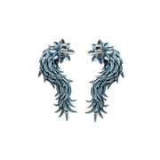 Aretes Quetzalcóatl, joya de plata .925 – Gabriela Sánchez (vista 3)