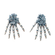 Aretes Caricia de Catrina, joya de plata .925 – Gabriela Sánchez