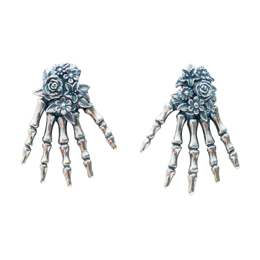 Aretes Caricia de Catrina, joya de plata .925 – Gabriela Sánchez