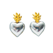 Aretes Mi corazón es Fuego, joya de plata .925 – Gabriela Sánchez