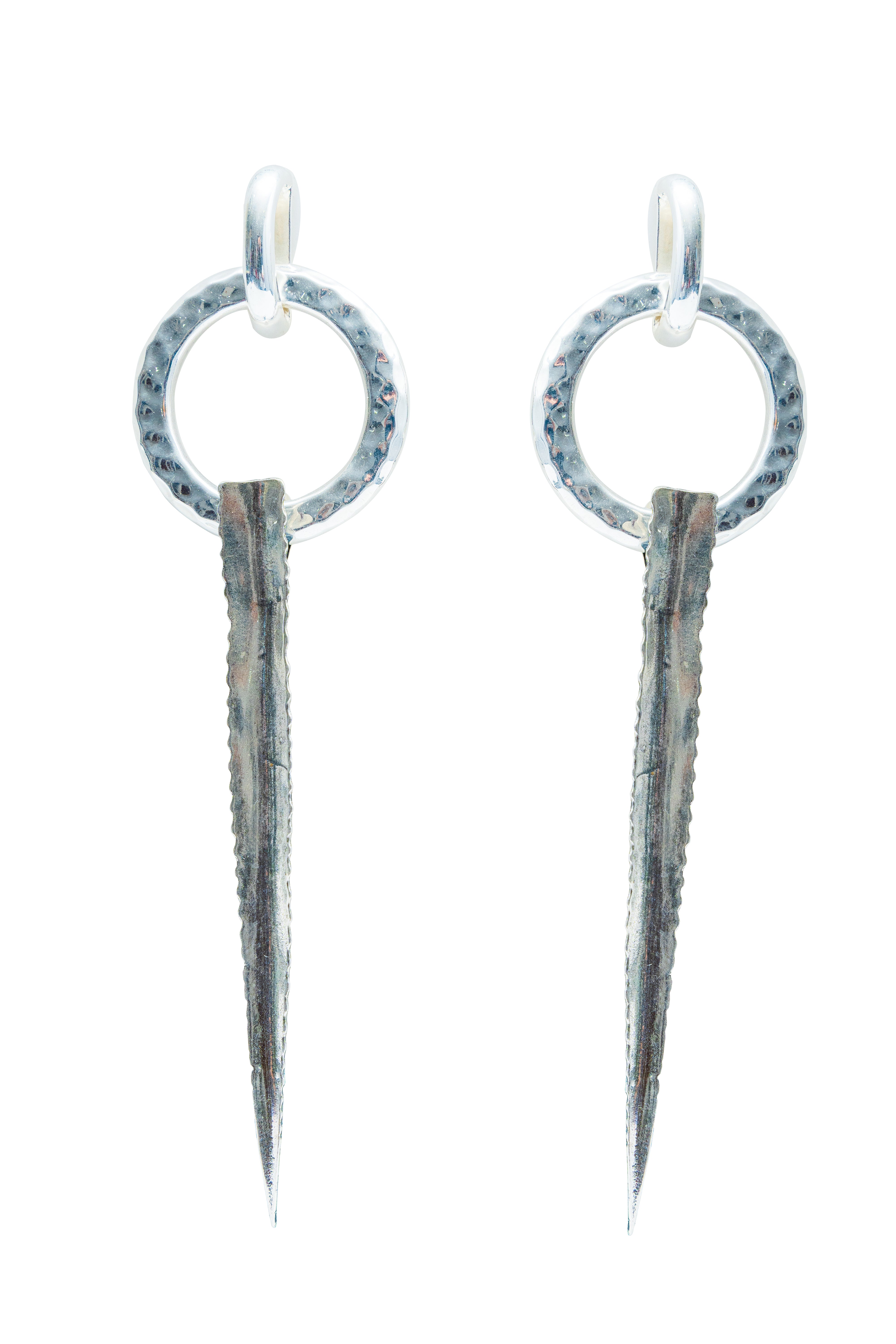 Aretes Penca y Recuerdo, joya de plata .925 – Gabriela Sánchez
