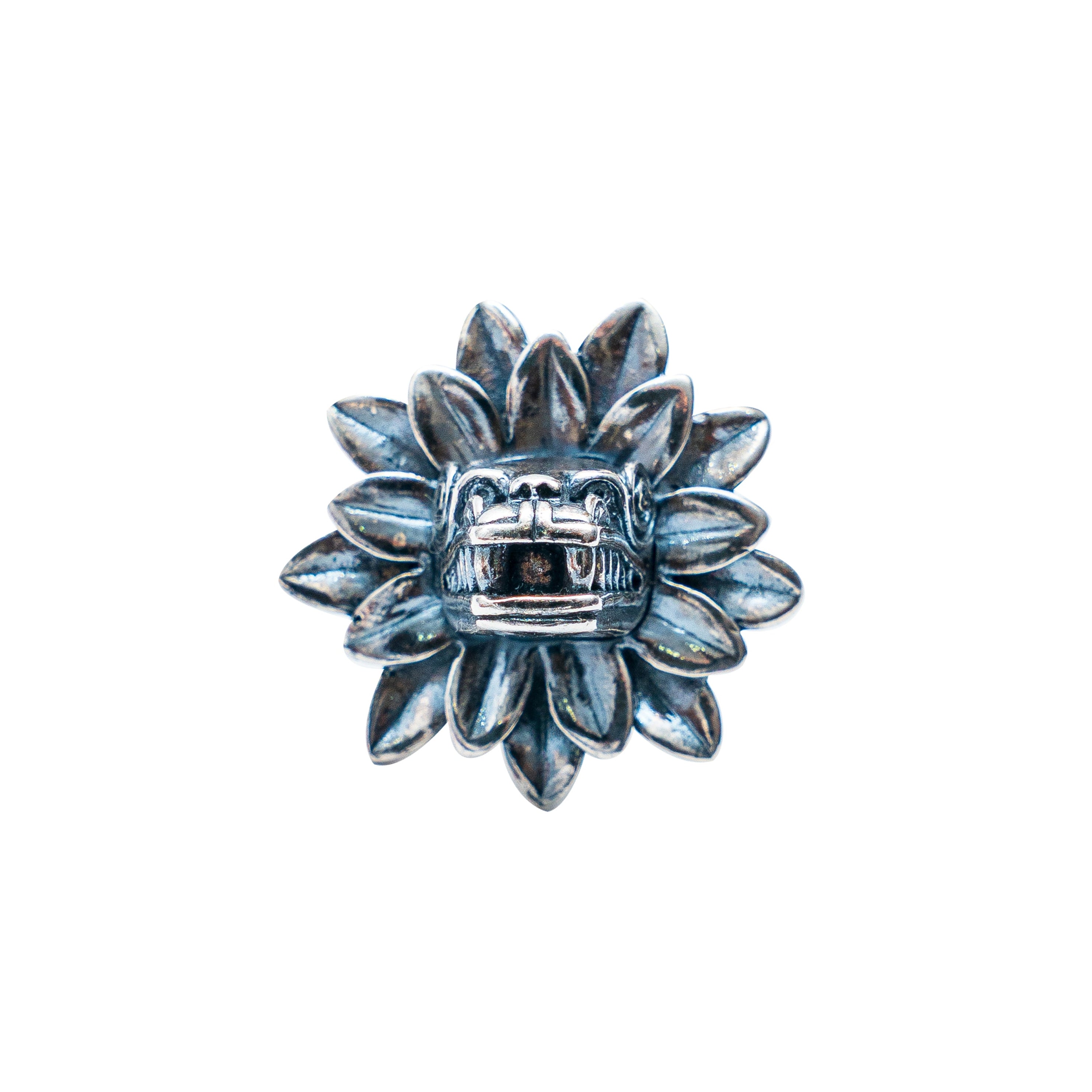 Anillo Plumas de Quetzalcóatl, joya de plata .925 – Gabriela Sánchez (vista 2)