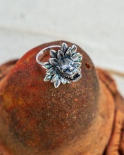 Anillo Plumas de Quetzalcóatl, joya de plata .925 – Gabriela Sánchez (vista 5)