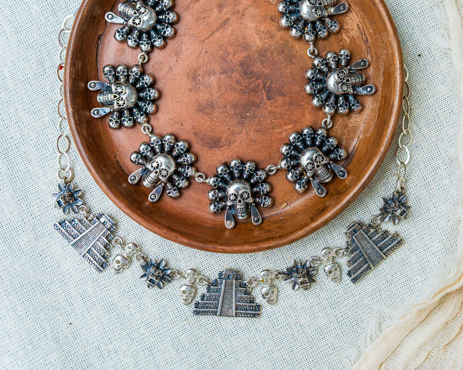 Gargantilla Encuentro Sagrado, joya de plata .925 – Gabriela Sánchez (vista 4)