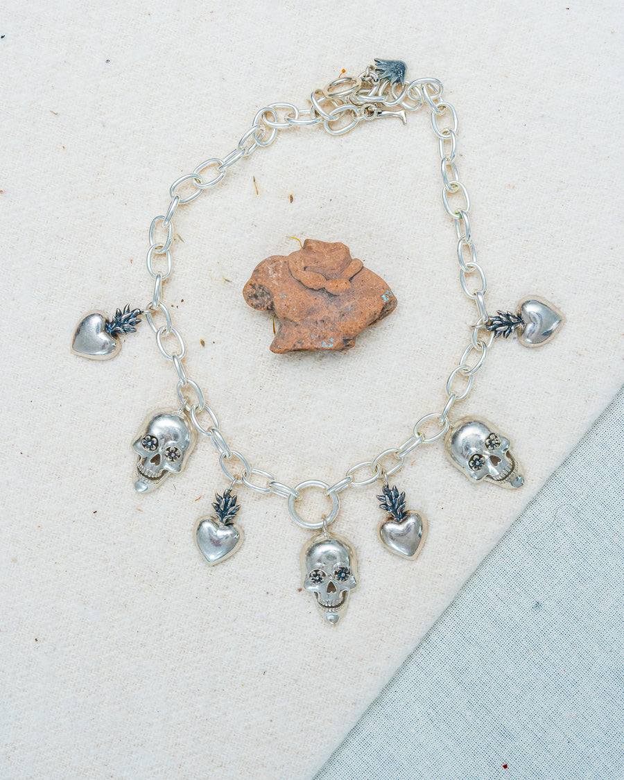 Collar ¿Qué Dice tu Corazón?, joya de plata .925 – Gabriela Sánchez (vista 3)