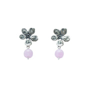 Aretes La Belleza del Alma, joya de plata .925, con kunzita – Gabriela Sánchez