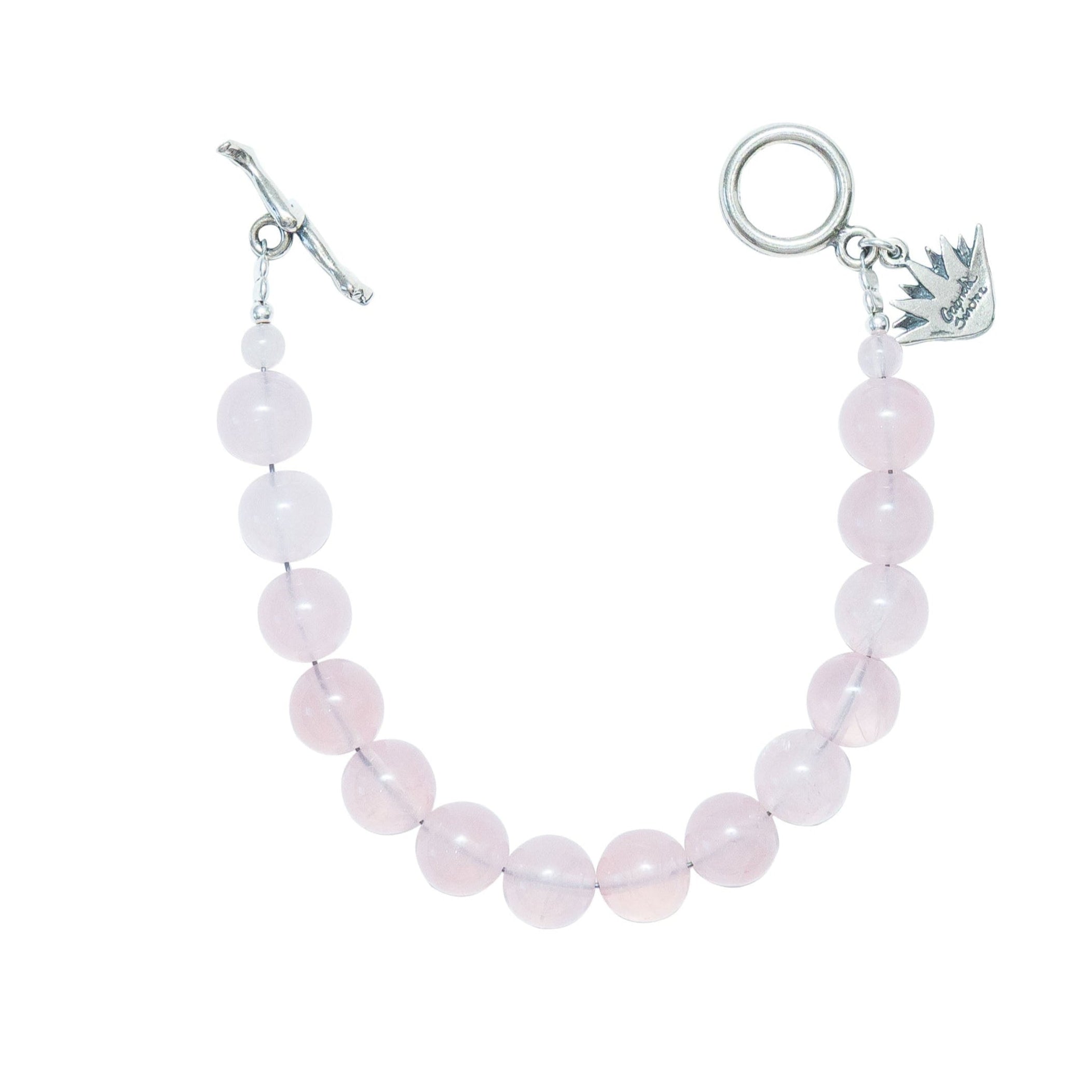 Pulsera Dulce Esencia, joya de plata .925, con cuarzo – Gabriela Sánchez