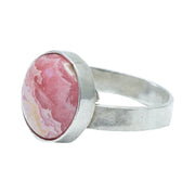 Anillo Reflejo de Mamá, joya de plata .925, con rodocosita – Gabriela Sánchez