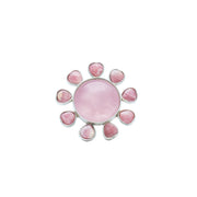 Anillo Cariño de Mamá, joya de plata .925, con cuarzo y rodocosita – Gabriela Sánchez (vista 5)