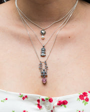 Set Siempre Serás mi Niña, joya de plata .925, con cristal Swarovski y perla – Gabriela Sánchez (vista 3)