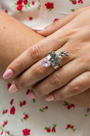 Anillo Un Trocito de Mí, joya de plata .925, con cristal Swarovski – Gabriela Sánchez (vista 3)