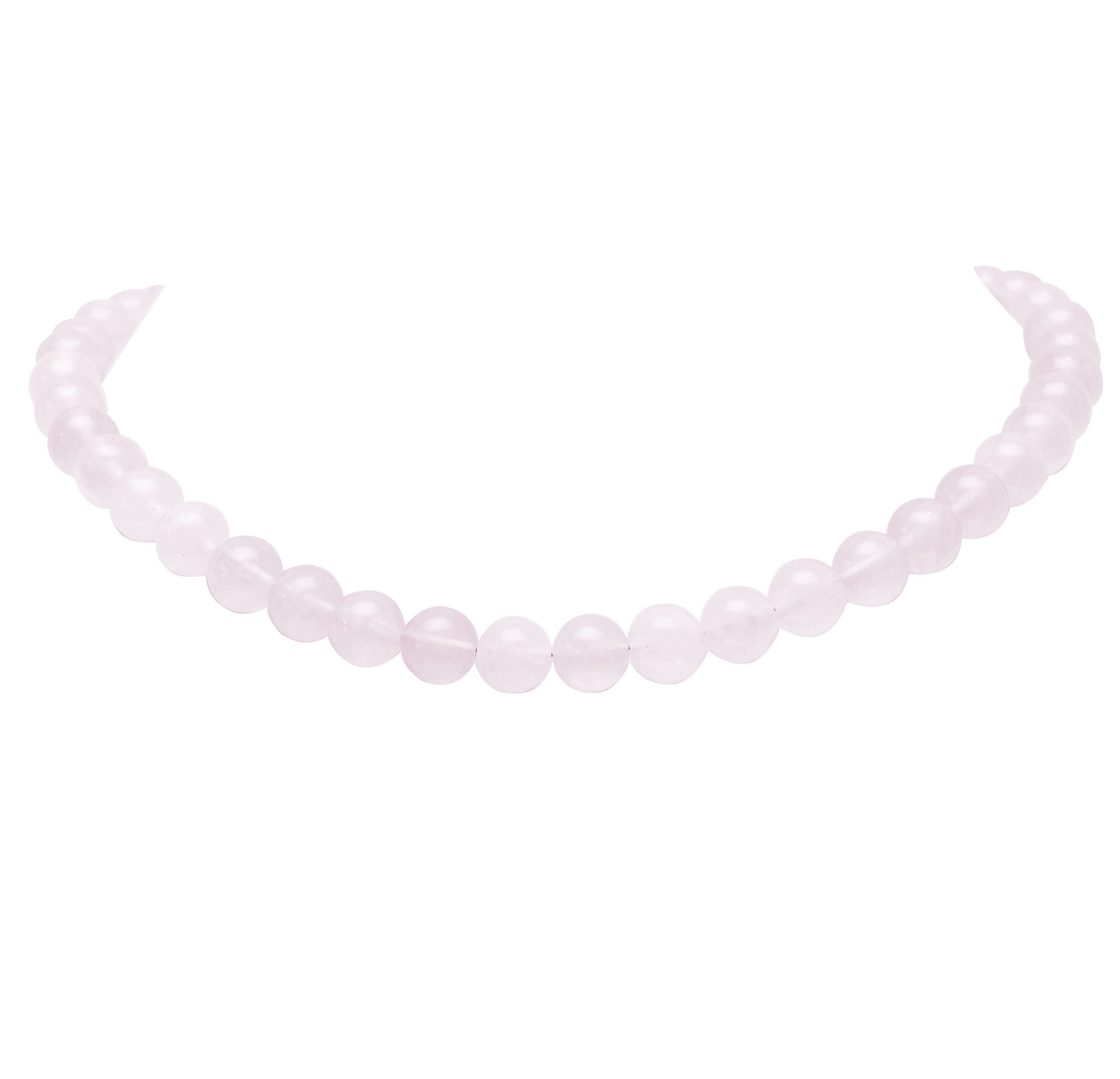 Gargantilla Dulce Esencia, joya de plata .925, con cuarzo rosa – Gabriela Sánchez