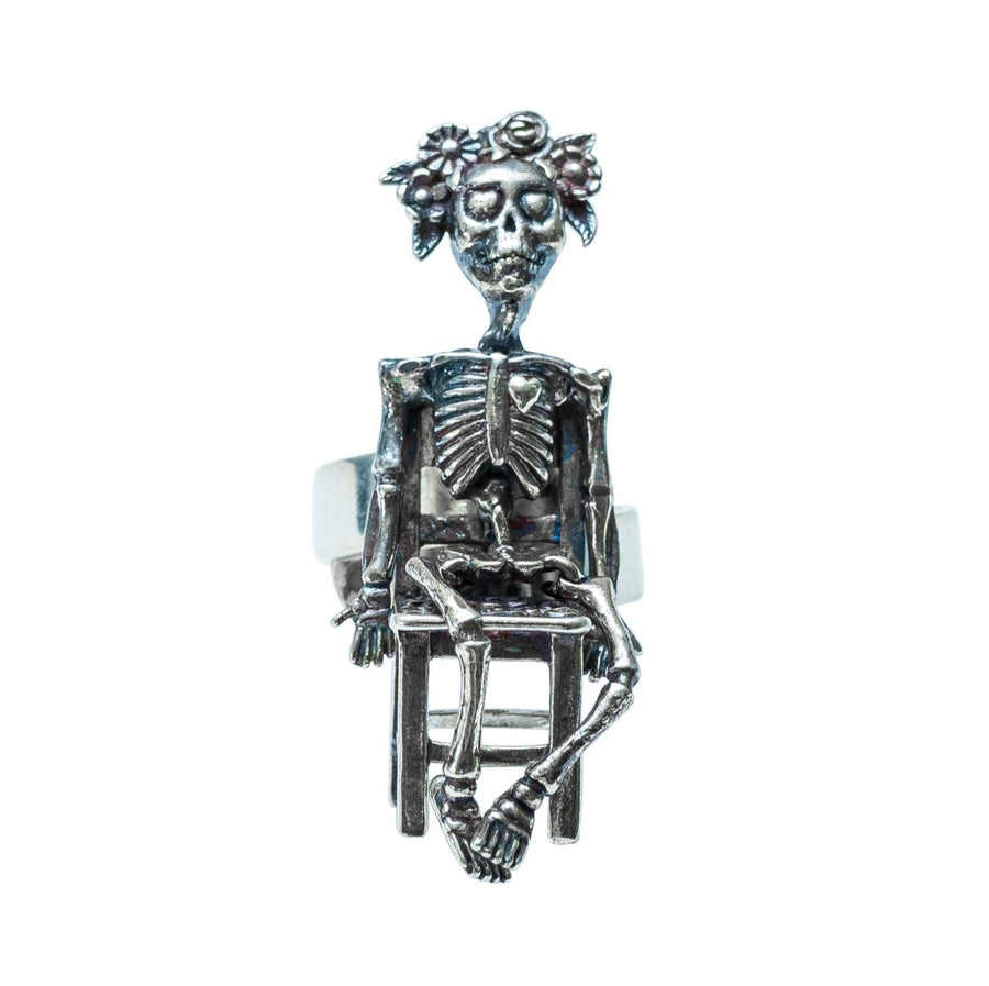 Anillo Doña Huesitos, joya de plata .925 – Gabriela Sánchez (vista 2)