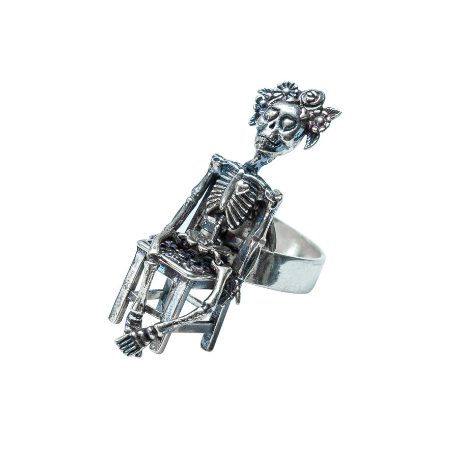 Anillo Doña Huesitos, joya de plata .925 – Gabriela Sánchez (vista 8)