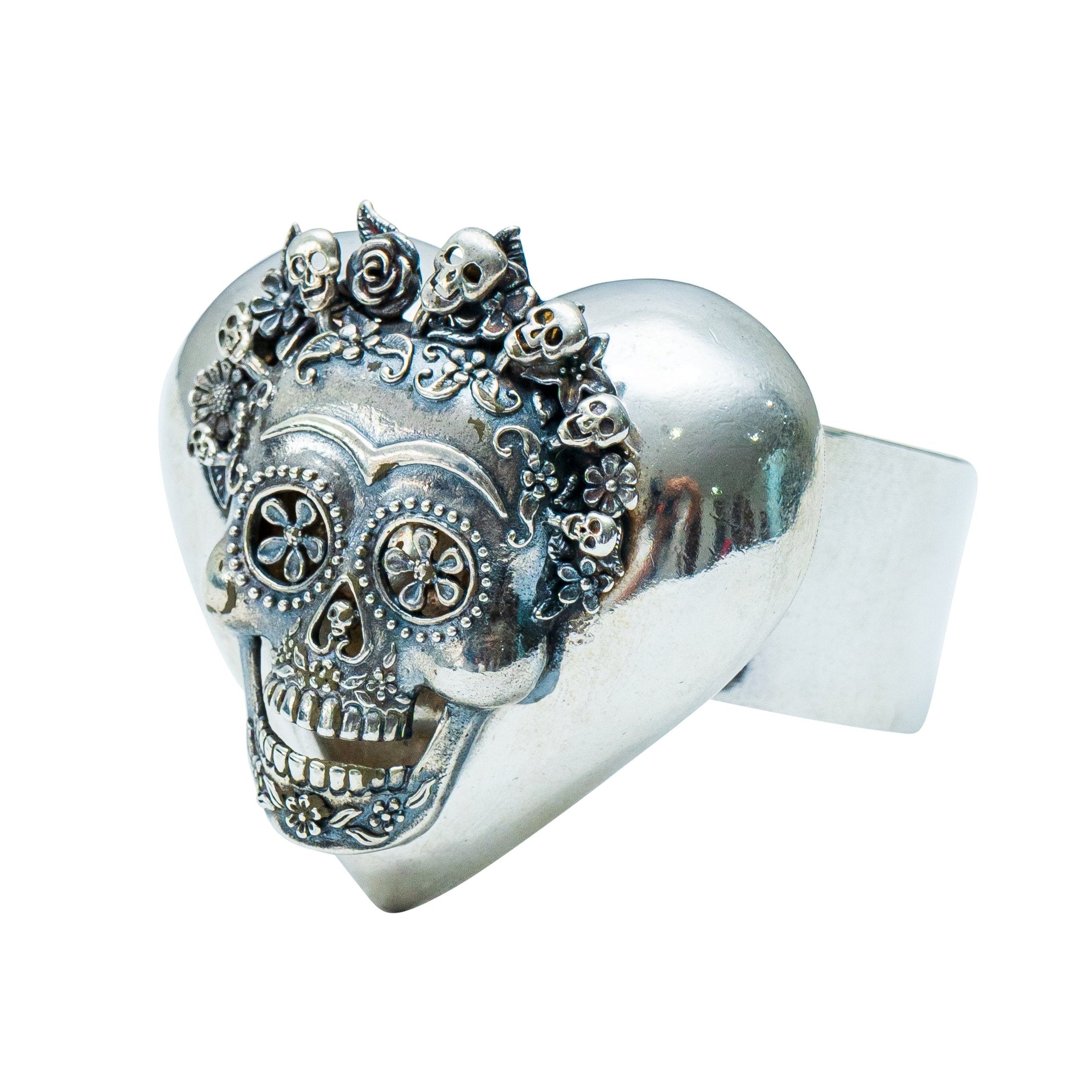Brazalete Morir Por Tu Amor, joya de plata .925 – Gabriela Sánchez (vista 2)