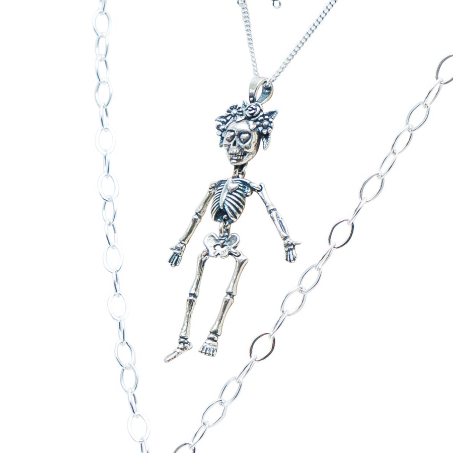Set Ojos de Papel Volando, joya de plata .925, con perla y concha – Gabriela Sánchez (vista 5)