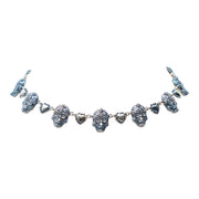 Gargantilla Calaca Corazón, joya de plata .925 – Gabriela Sánchez