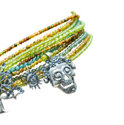 Collar Recuerdos de Vida, joya de plata .925, con turmalina y peridot – Gabriela Sánchez (vista 4)