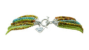 Collar Recuerdos de Vida, joya de plata .925, con turmalina y peridot – Gabriela Sánchez (vista 6)