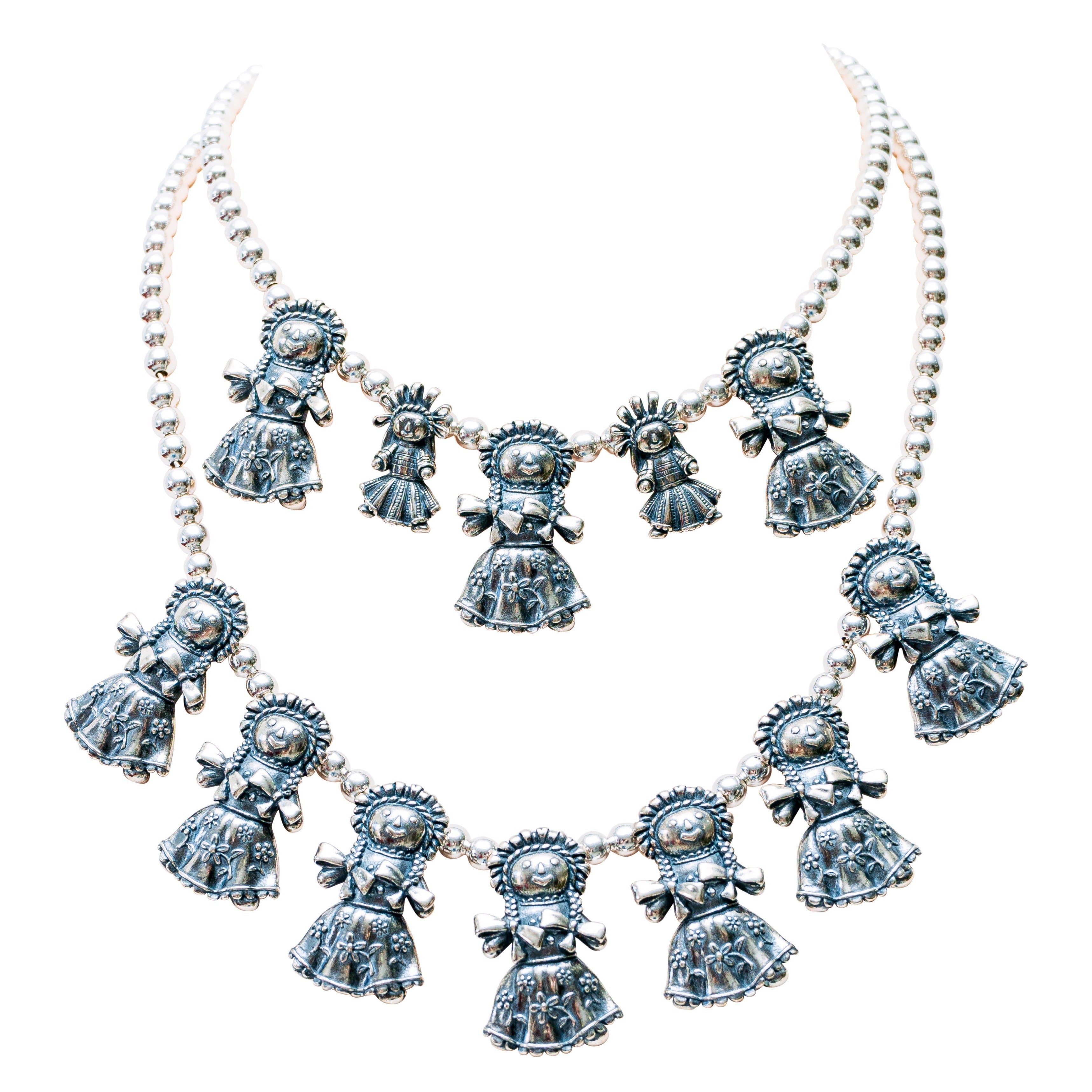 Collar Mi Colección de Muñecas, joya de plata .925 – Gabriela Sánchez