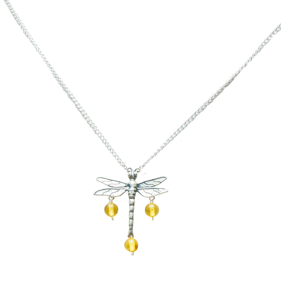 Dije Libélula Ámbar, joya de plata .925 – Gabriela Sánchez