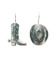 Aretes Vaqueros, joya de plata .925 – Gabriela Sánchez (vista 3)