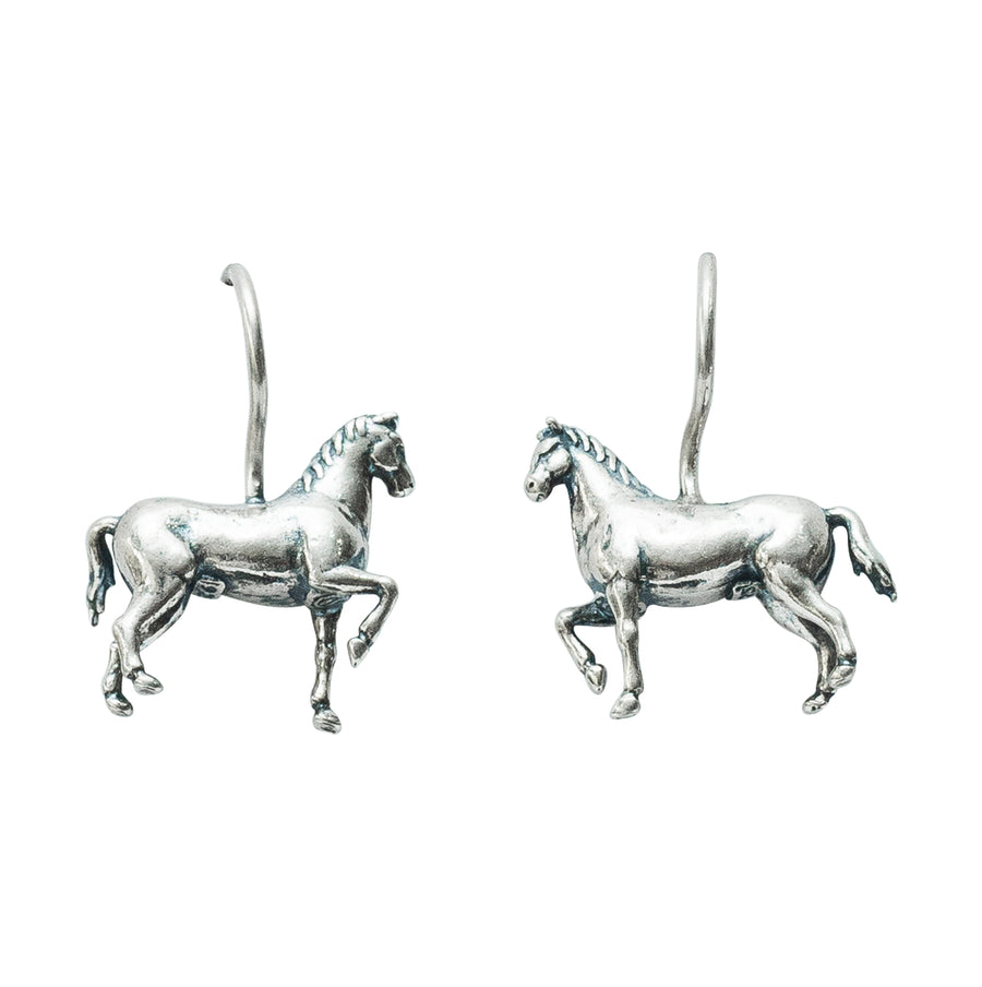 Aretes Caballo Bayo, joya de plata .925 – Gabriela Sánchez