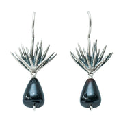 Aretes Provinciana, joya de plata .925, con ónix – Gabriela Sánchez