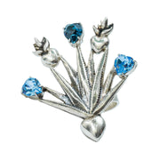 Anillo Agave Maravilla, joya de plata .925, con cristal Swarovski – Gabriela Sánchez (vista 2)