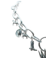 Collar Me Subo A Mi Caballo Y Me Pongo Mi Sombrero, joya de plata .925 – Gabriela Sánchez (vista 6)