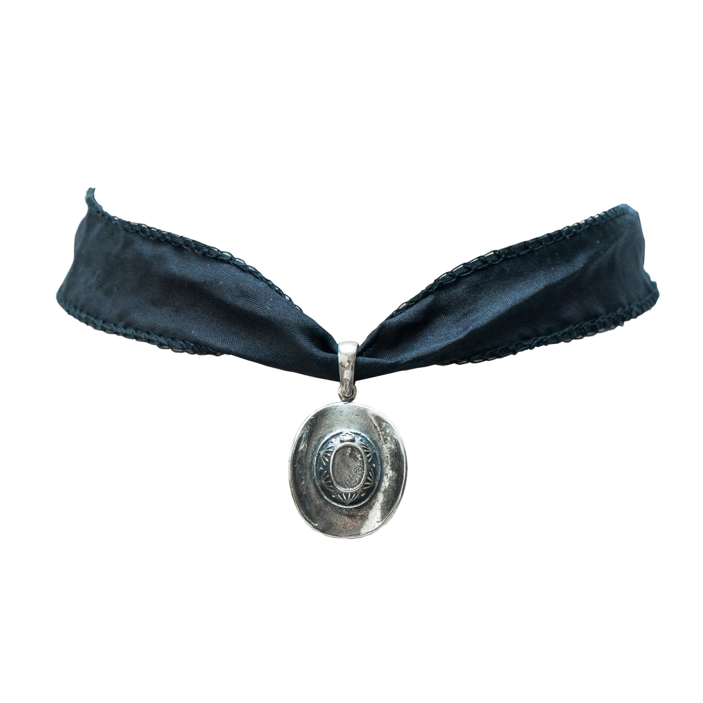 Gargantilla Texana Vaquera, joya de plata .925 – Gabriela Sánchez (vista 2)