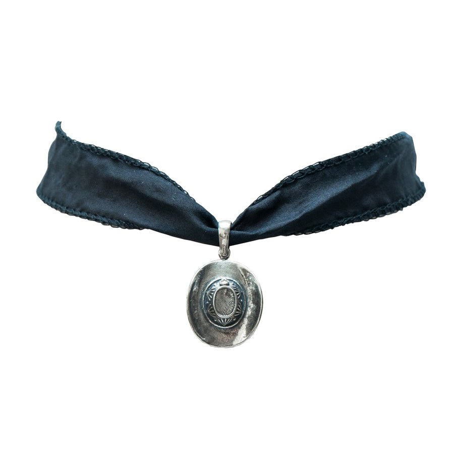 Gargantilla Texana Vaquera, joya de plata .925 – Gabriela Sánchez (vista 2)