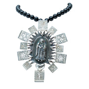 Collar Fiesta de Bendiciones, joya de plata .925, con ónix – Gabriela Sánchez (vista 2)