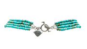 Collar Agave de la Suerte, joya de plata .925, con turquesa – Gabriela Sánchez (vista 2)