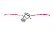 Collar Mi Niña, joya de plata .925, con rubí – Gabriela Sánchez (vista 2)