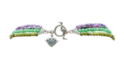 Collar Raíces de Fiesta, joya de plata .925, con jade y gemas de colores – Gabriela Sánchez (vista 2)
