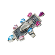 Anillo La Carta de Amor, joya de plata .925, con cristal Swarovski – Gabriela Sánchez (vista 2)