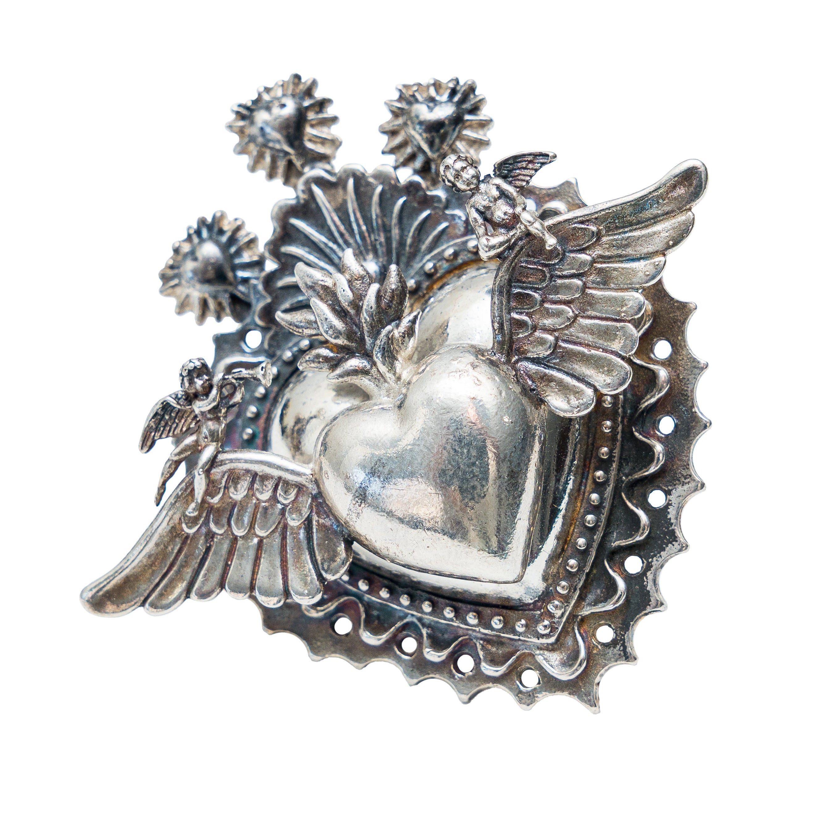 Anillo Bendito Corazón, joya de plata .925 – Gabriela Sánchez
