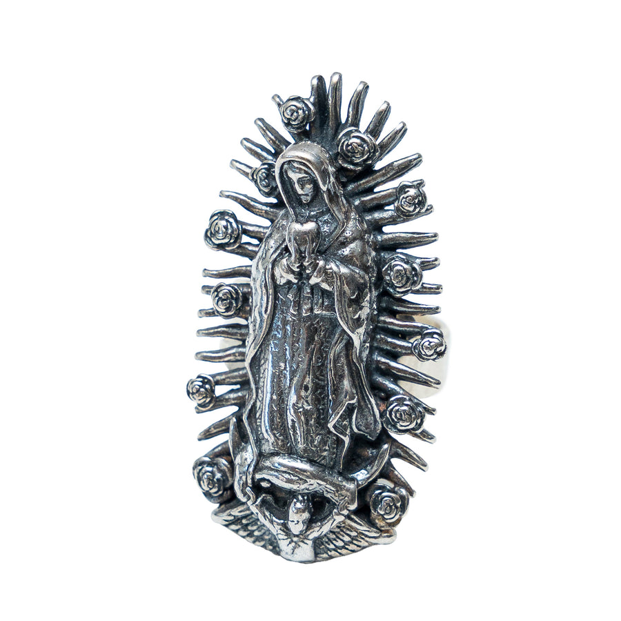 Anillo Virgen de Guadalupe Mediana, joya de plata .925 – Gabriela Sánchez